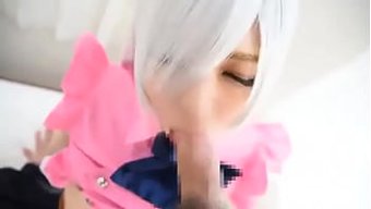 Elizabeth Lyons'Un Büyüleyici Anime Esintili Bir Tuzak Olarak Baştan Çıkarıcı Cosplay'I