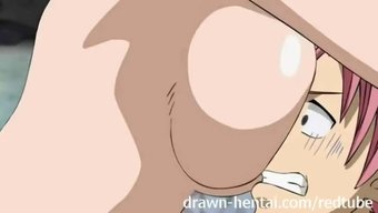 Sarışın Bomba Lucy Bu Anime Blowjob Videosunda Yaramaz Oluyor