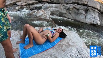 Latin Boşalmasıyla Vahşi Bir Açık Hava Buluşması