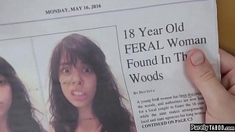 Adopted Feral Teen Goes For A Guys Cock
