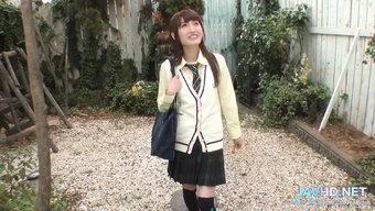 Japon Genç Chisa Hoshino El Işi Ve Oral Eylemde
