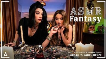 Vanessa Vega Ve Ariel, Trans Fortune Teller Ile Asmr Fantezisinde