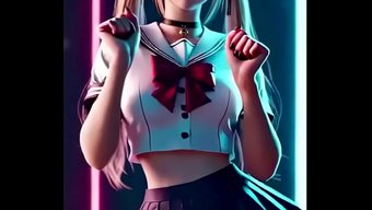 Marie Rose'Un 3d'De Doa Ve Cosplay Ögeleriyle Yaramaz Dansı