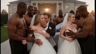 Yapay Zekayla Üretilmiş Gelinlerin Etrafında Gangbang Gerilimi Yaşanıyor.