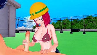 Büyük Doğal Göğüsler Ve Orgazm Zevki Içeren Hentai Videosu