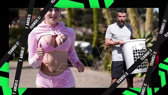 18 Yaşındaki Amatör Bebek Zoey Cortes, Sert Bir Üçlüde Kirazını Patlatıyor