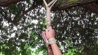 Kadının Dışarıda Soyunup Kırbaçlandığı Bdsm Videosu