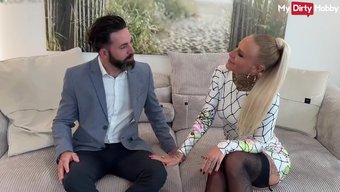 Cumkitten Lara, Sigorta Komisyoncusunu Baştan Çıkarır Ve Sert Bir Blowjob Yapar.