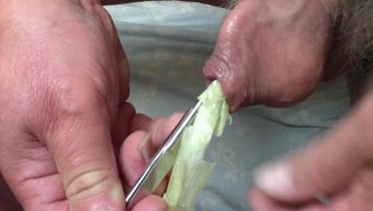 Amatör Çift, Sünnet Oyununda Bahar Soğan Ve Makas Kullanıyor