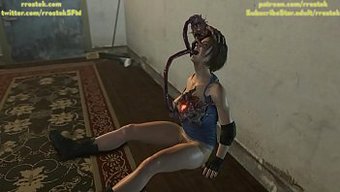 Hentai Çizgi Filmi Jill Valentine, Parazitle Yüz Sikişiyle Büyük Sıkıntı Yaşıyor