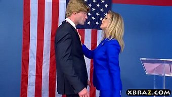 Milf Ivanka Drumpf, Şok Edici Bir Irklararası Videoda Cerrah Tarafından Beceriliyor