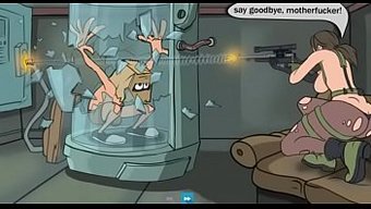 Büyük Yarak Ve Büyük Göğüsler Hentai Oyununda