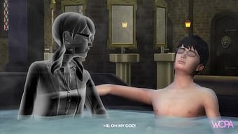 Harry Potter Ve Myrtle'In 3d Animasyonda Sıcak Karşılaşması