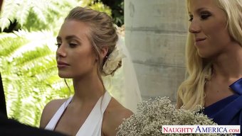 Nicole Aniston, Güzel Sarışın Gelin Sıcak Erotik Sahnede.