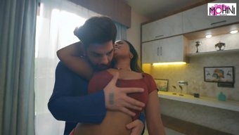 Güzel Hintli Kadın, Kocası Uzaktayken Kayınbiraderiyle Seks Yapıyor Ve Bu Hint Yetişkin Filminde Sert Köpek Stili Seks Yapıyor.