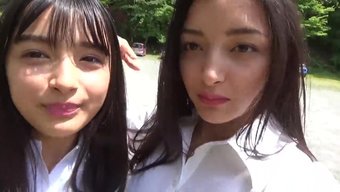 Erika Ve Marina'Nın Büyük Göğüsleri Japonya'Da Antrenman Yapıyor