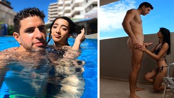 Arjantinli Genç Kızın Havuzdan Alınıp Otel Odasında Sikiştiği Pov Manzarası
