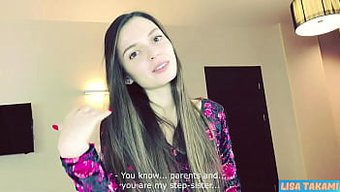 Lisa Takami'Nin Genç Üvey Kardeşiyle Amatör Pov Deneyimi