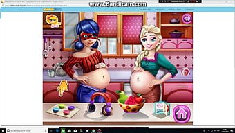 Elsa Ve Ladybug'Un Samimi Karşılaşması, Beklerken