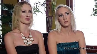 Itaatkâr Kadınlar Bdsm Üçlüsünde Sert Anal Seksin Tadını Çıkarıyor