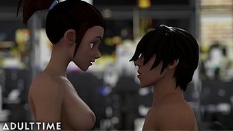 Sansürsüz Hentai: Üvey Kız Kardeşler Sıcak Okul Romantizminde Yarışıyor