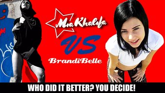 Mia Khalifa Ve Brandi Belle, Spermlerle Dolu Bir Orgide