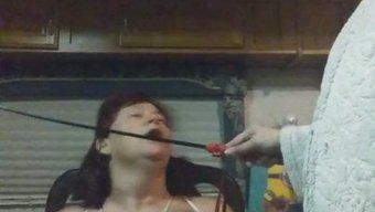 Ev Yapımı Videoda Amatör Lezbiyen Cezası