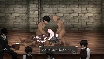 Hentai Oyun Gecesi, Grup Seks Ve Grup Seks Eylemiyle Vahşi Bir Orgiye Dönüşüyor