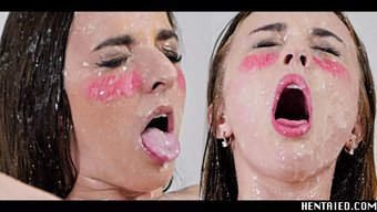 Dört Azgın Kız Için Yoğun Orgazmlar Ve Içine Boşalmalar, Gerçek Hayatta Hentai