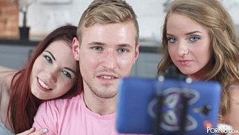 Lovenia Ve Sofi'Yi Sert Anal Ve Oral Eylemle Sıcak Bir Üçlüde Izleyin