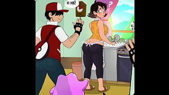Pokemon Temalı Yetişkin Çizgi Romanının Erotik Illüstrasyonu