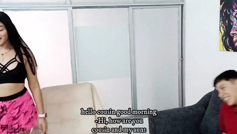 Azgın Latin Genç, Boynuzlu Erkek Arkadaşı Tarafından Hd Videoda Beceriliyor