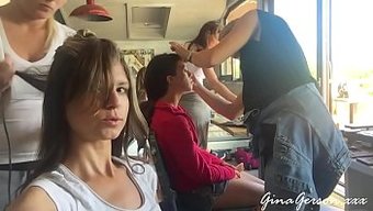 Sarışın Genç Gina Gerson, Sıkı Amını Rocco Tarafından Siktiriyor