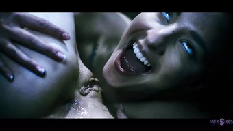 Alissa Ve Eve Sweet, Bu Sıcak Hentai Videosunda Duygusal Öpüşme Ve Am Yalama Ile Kendilerini Şımartıyorlar