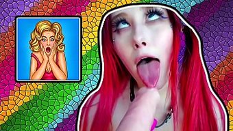 Deepthroat Webcam Şovunda Takıntılı Cosplayer